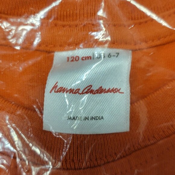 HANNA ANDERSSON Long Sleeve Graphic Racer Tee Top - 120 (6/7) (NEW) - Picture 4 of 6